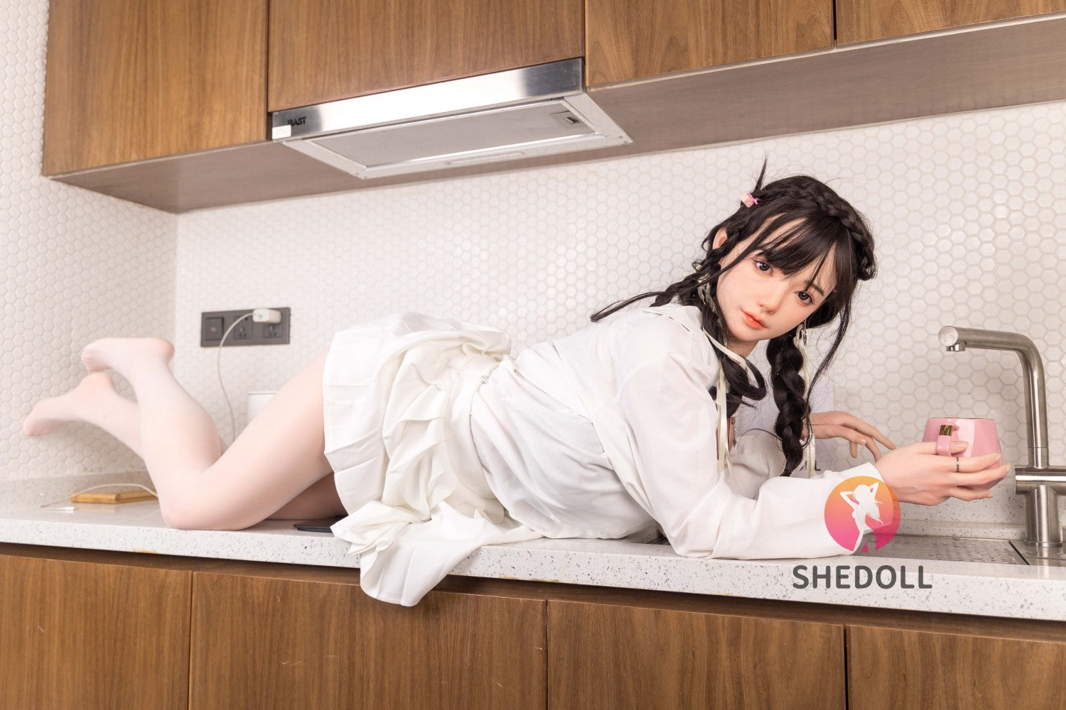 Boneca sexual Zara (SHEDOLL Copo E de 165 cm #SH057 Silicone)