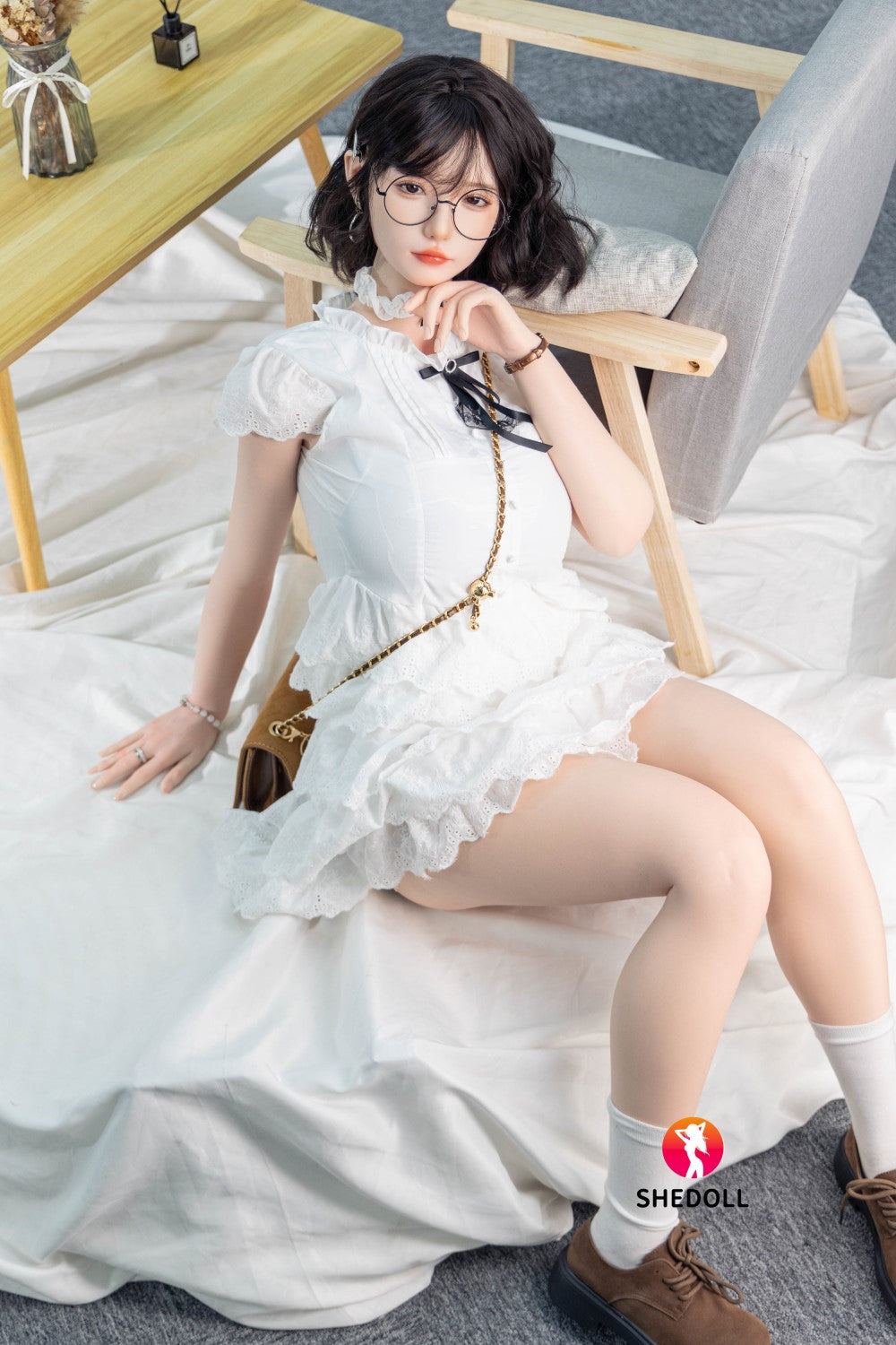 Boneca sexual achu (SHEDOLL 165cm E-CUP #SH058 2.0 Silicone)