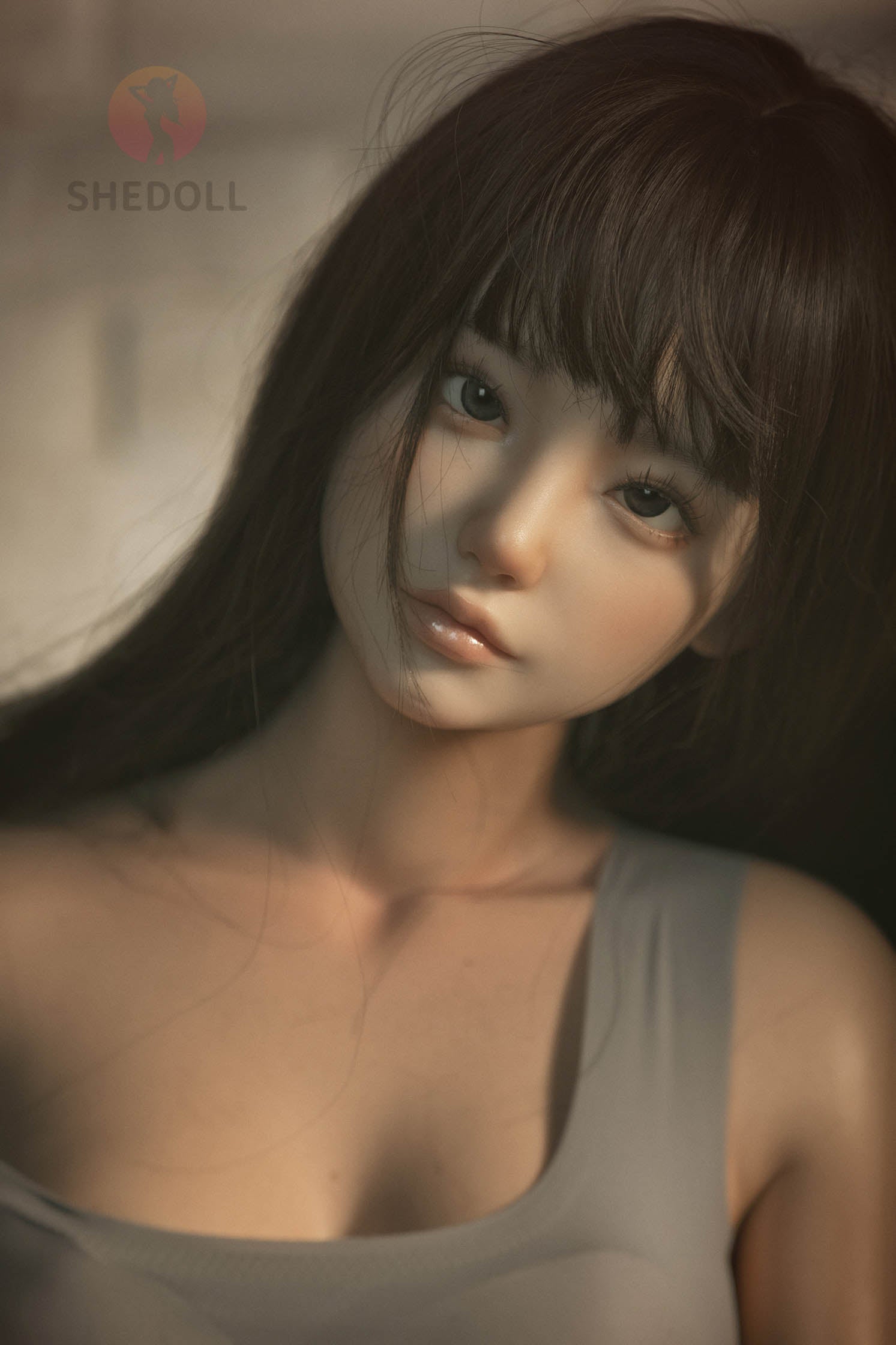 Boneca sexual Kaena (SHEDOLL Copo C de 158cm #SH059 Silicone)