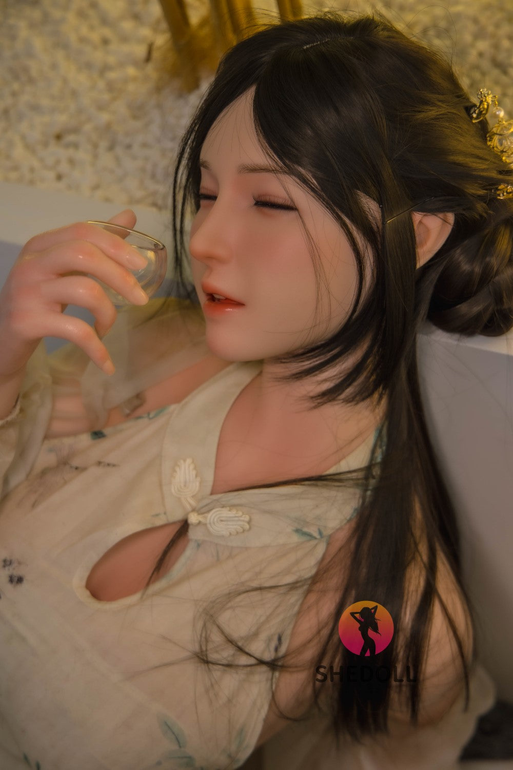 Boneca sexual dos sonhos (SHEDOLL Copo E de 165 cm #SH068 Silicone)