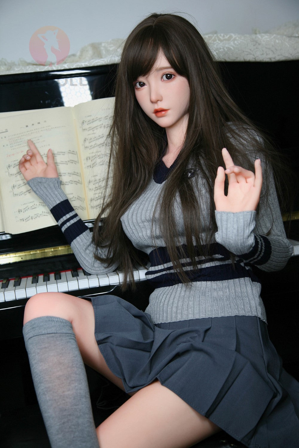 Boneca sexual Cheryl (SHEDOLL Copo C de 158cm #SH072 TPE+Silicone)