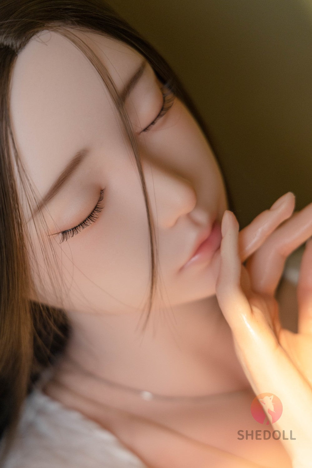 Boneca sexual Cheryl dormindo (SHEDOLL Copo E de 165 cm #SH101 2.0 Silicone)