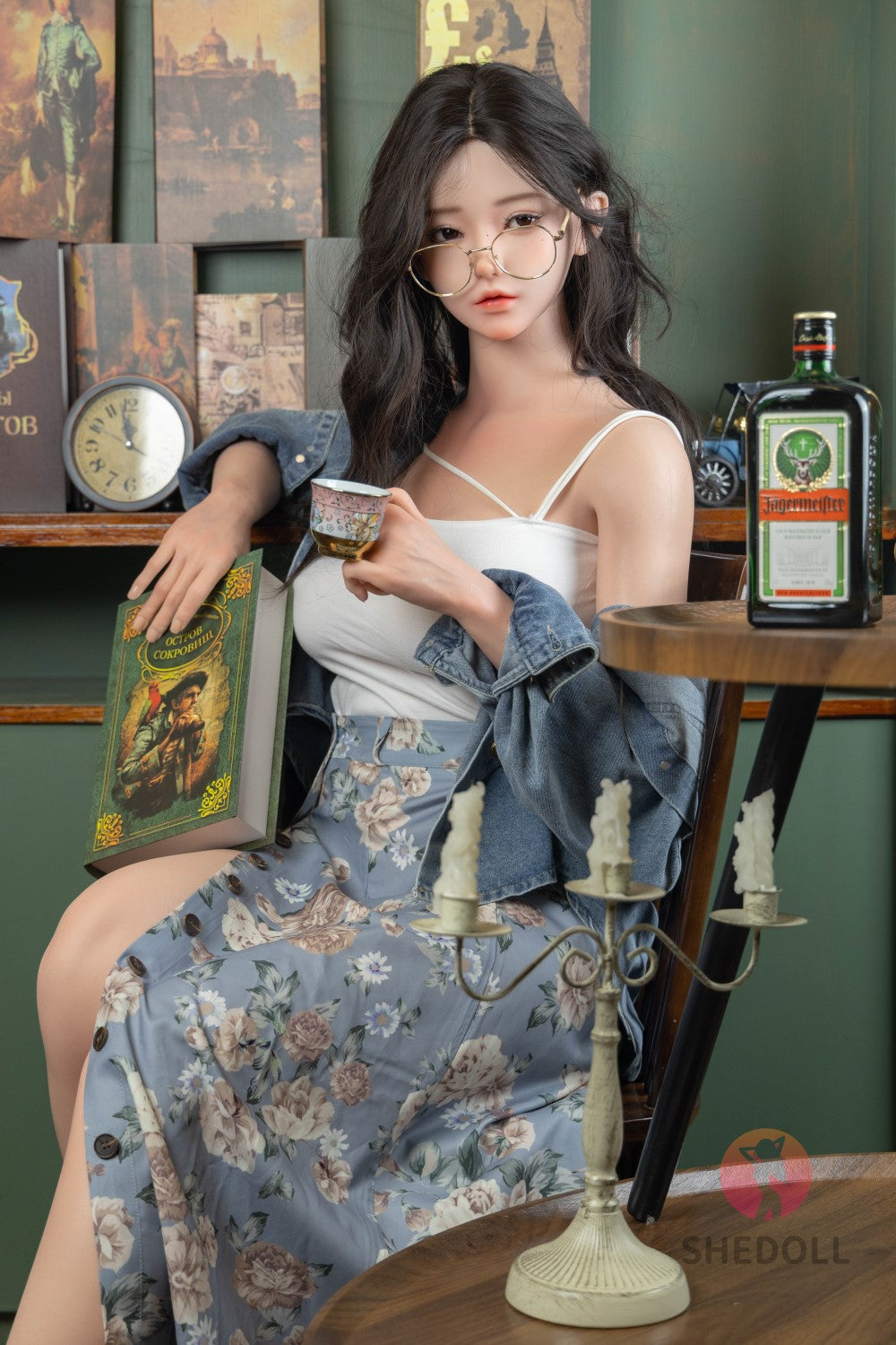 Boneca sexual Jasmim (SHEDOLL Copo E de 165 cm #SH102 2.0 Silicone)