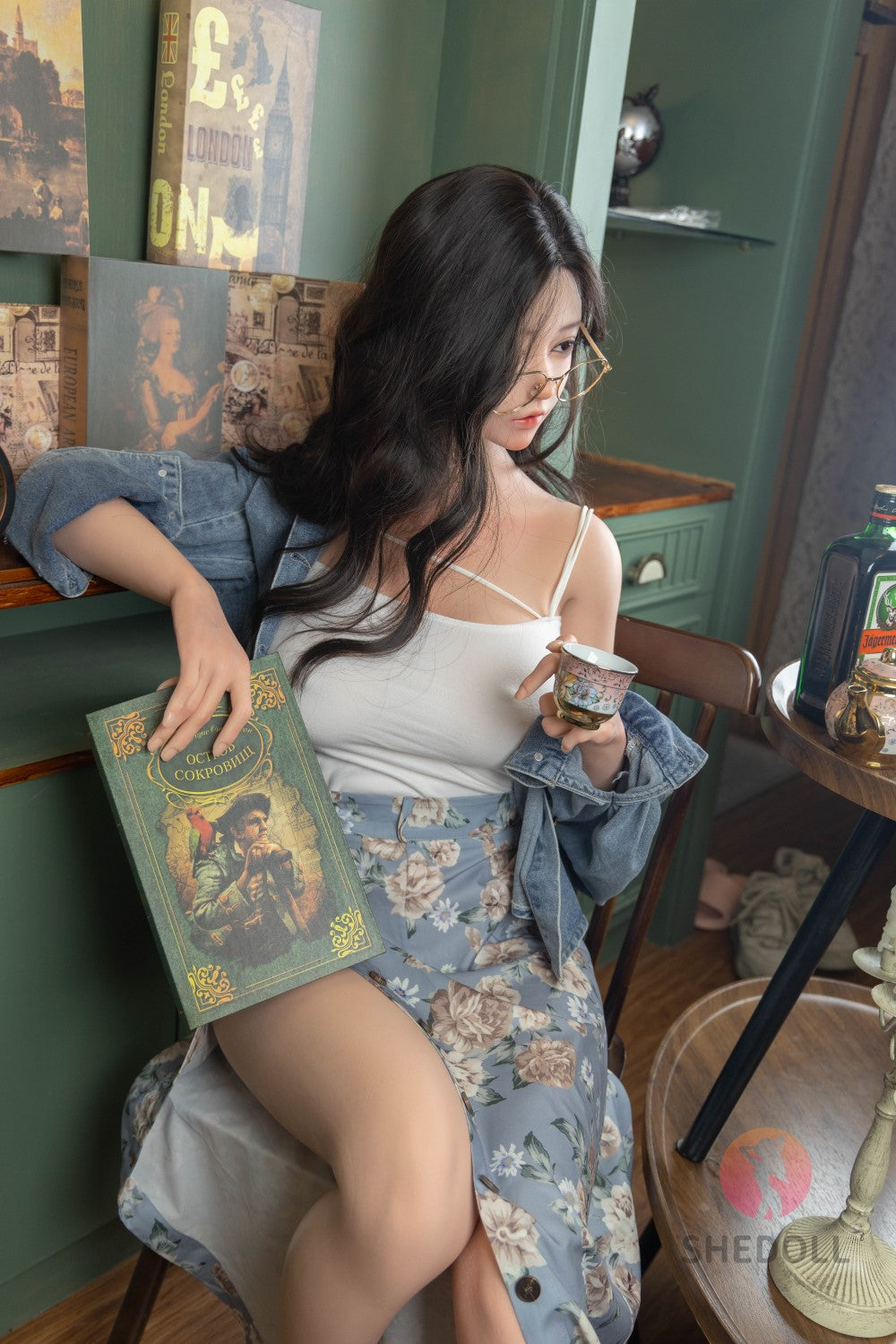 Boneca sexual Jasmim (SHEDOLL Copo E de 165 cm #SH102 2.0 Silicone)