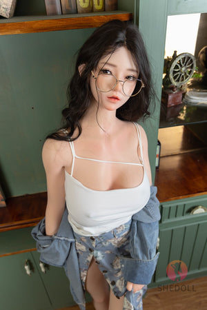 Jazmín muñeca sexual (SHEDOLL Caza electrónica de 165 cm #SH102 2.0 Silicona)