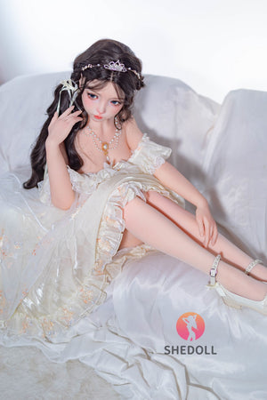 Boneca sexual de doces (SHEDOLL 145cm G-Cup #sh104 2.0 tpe+silicone)