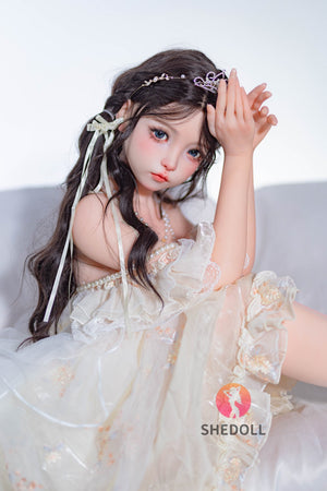 Boneca sexual de doces (SHEDOLL 145cm G-Cup #sh104 2.0 tpe+silicone)