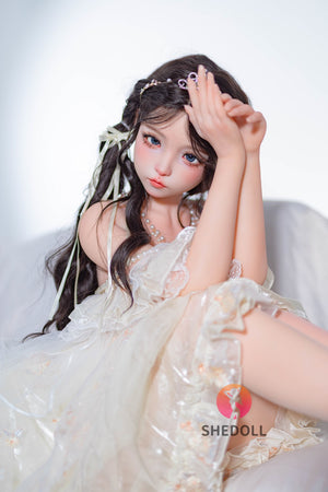 Boneca sexual de doces (SHEDOLL 145cm G-Cup #sh104 2.0 tpe+silicone)