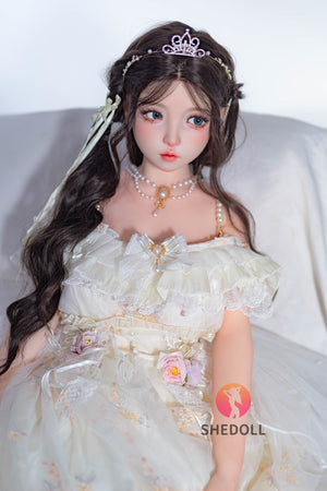 Boneca sexual de doces (SHEDOLL 145cm G-Cup #sh104 2.0 tpe+silicone)