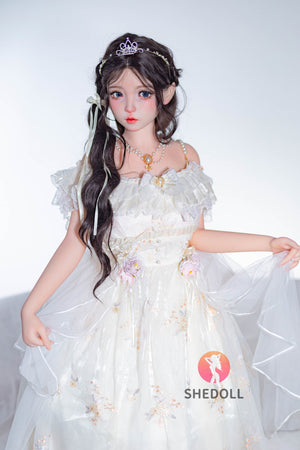 Boneca sexual de doces (SHEDOLL 145cm G-Cup #sh104 2.0 tpe+silicone)
