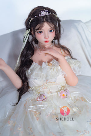 Boneca sexual de doces (SHEDOLL 145cm G-Cup #sh104 2.0 tpe+silicone)