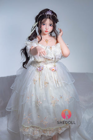 Boneca sexual de doces (SHEDOLL 145cm G-Cup #sh104 2.0 tpe+silicone)