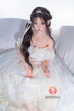Boneca sexual de doces (SHEDOLL 145cm G-Cup #sh104 2.0 tpe+silicone)