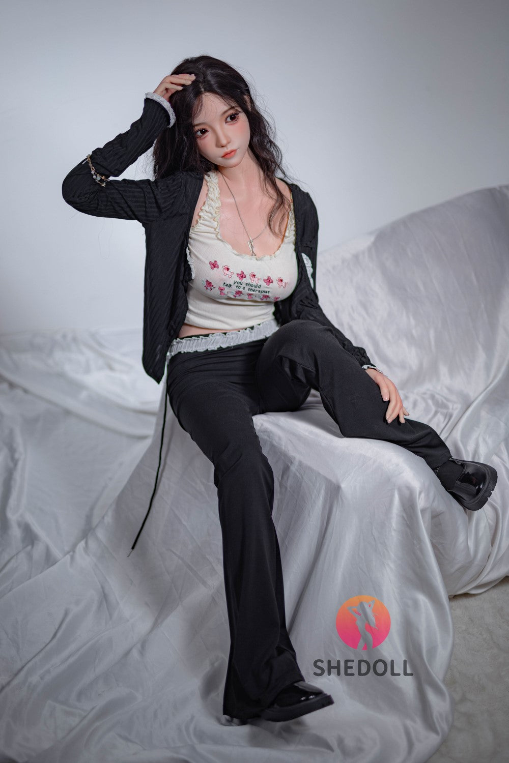 Boneca Sexual Rosa (SHEDOLL Copo C de 158cm #SH105 Silicone)