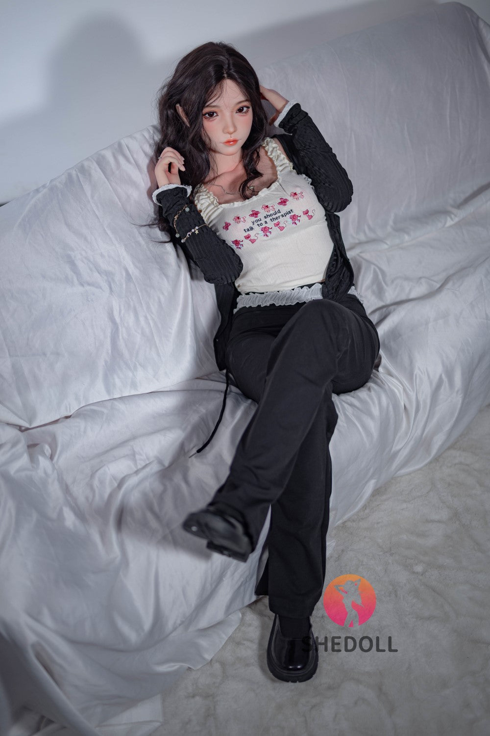 Boneca Sexual Rosa (SHEDOLL Copo C de 158cm #SH105 Silicone)