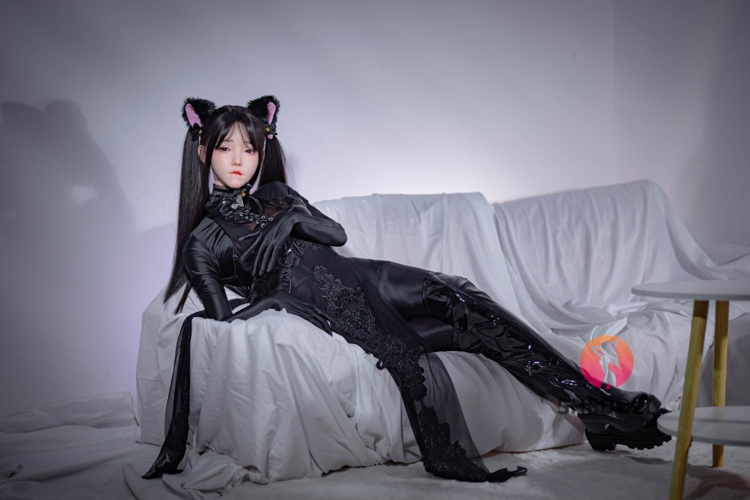 Boneca sexual chloe (SHEDOLL 158cm c-cup #sh108 silicone)