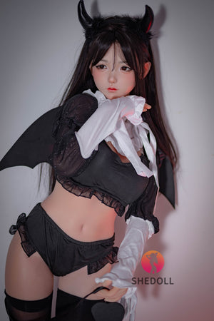 Boneca sexual belle (SHEDOLL 148cm D-kupa #sh109 2.0 silicone)