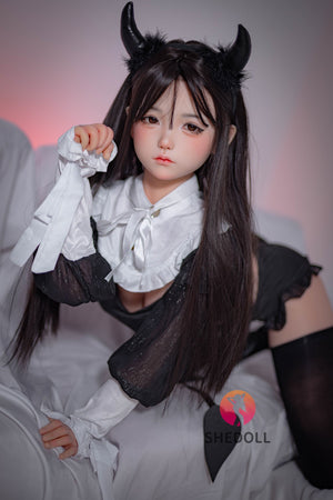 Boneca sexual belle (SHEDOLL 148cm D-kupa #sh109 2.0 silicone)