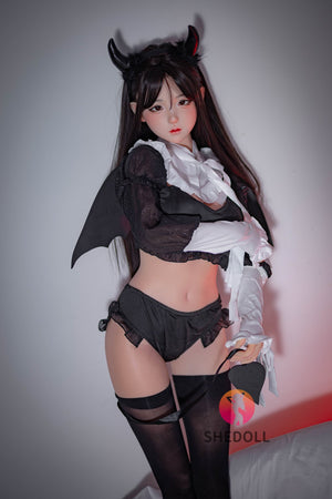 Boneca sexual belle (SHEDOLL 148cm D-kupa #sh109 2.0 silicone)