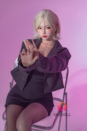 Boneca sexual beryl (SHEDOLL 168cm D-Cup #sh128 2.0 silicone)