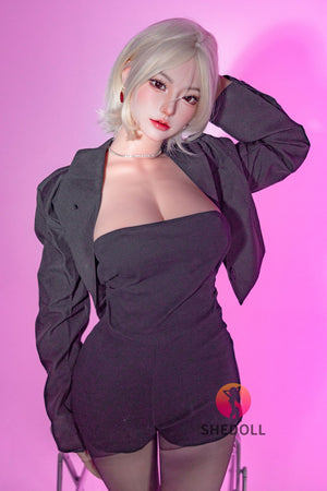 Boneca sexual beryl (SHEDOLL 168cm D-Cup #sh128 2.0 silicone)