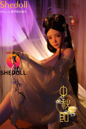 Boneca sexual de cal (SHEDOLL 163 cm H-kupa #sh132 silicone)