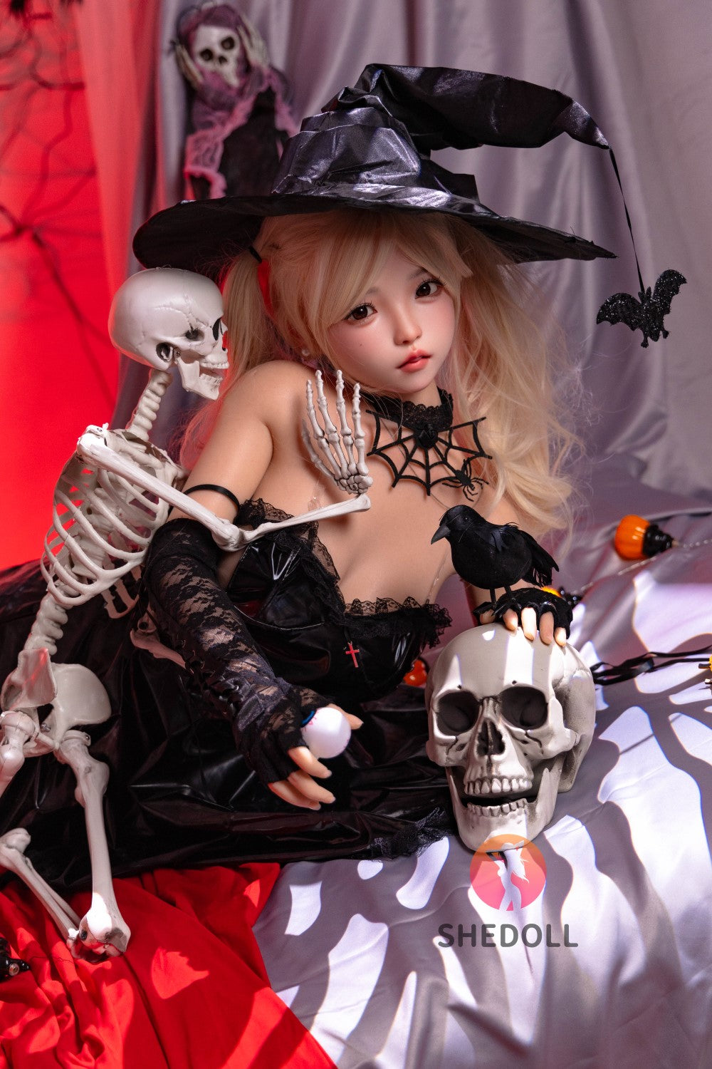 Boneca sexual de doces (SHEDOLL 148cm D-kupa #sh148 2.0 silicone)