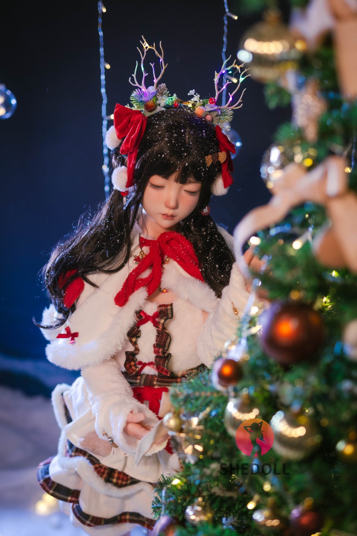 Bella durmiente muñeca sexual (SHEDOLL 148 cm D-Cup #SH153 Silicona)