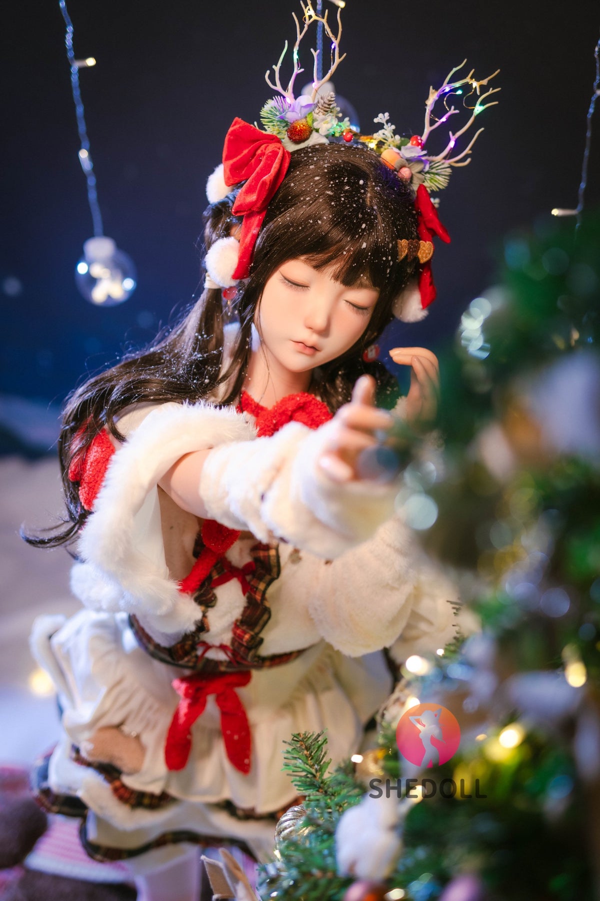 Bella durmiente muñeca sexual (SHEDOLL 148 cm D-Cup #SH153 Silicona)