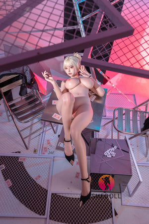 Boneca sexual beryl (SHEDOLL 163cm H-kupa #sh154 silicone)
