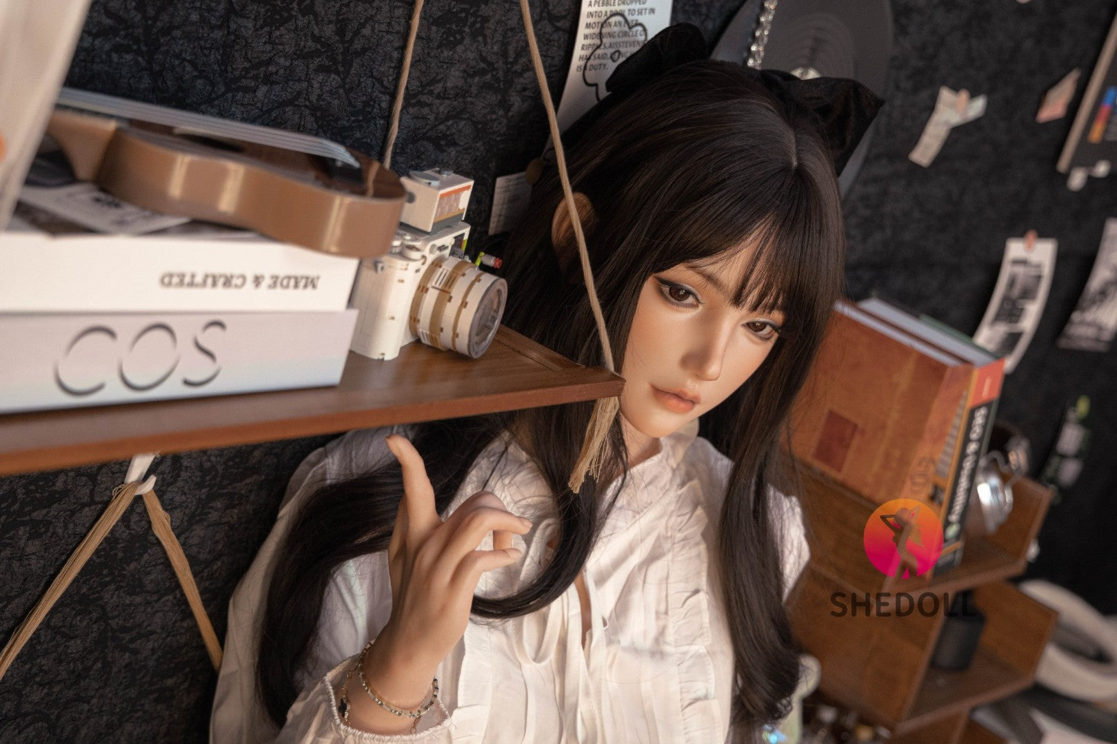 Boneca sexual vesper (SHEDOLL 158cm c-cup #sh155 silicone)