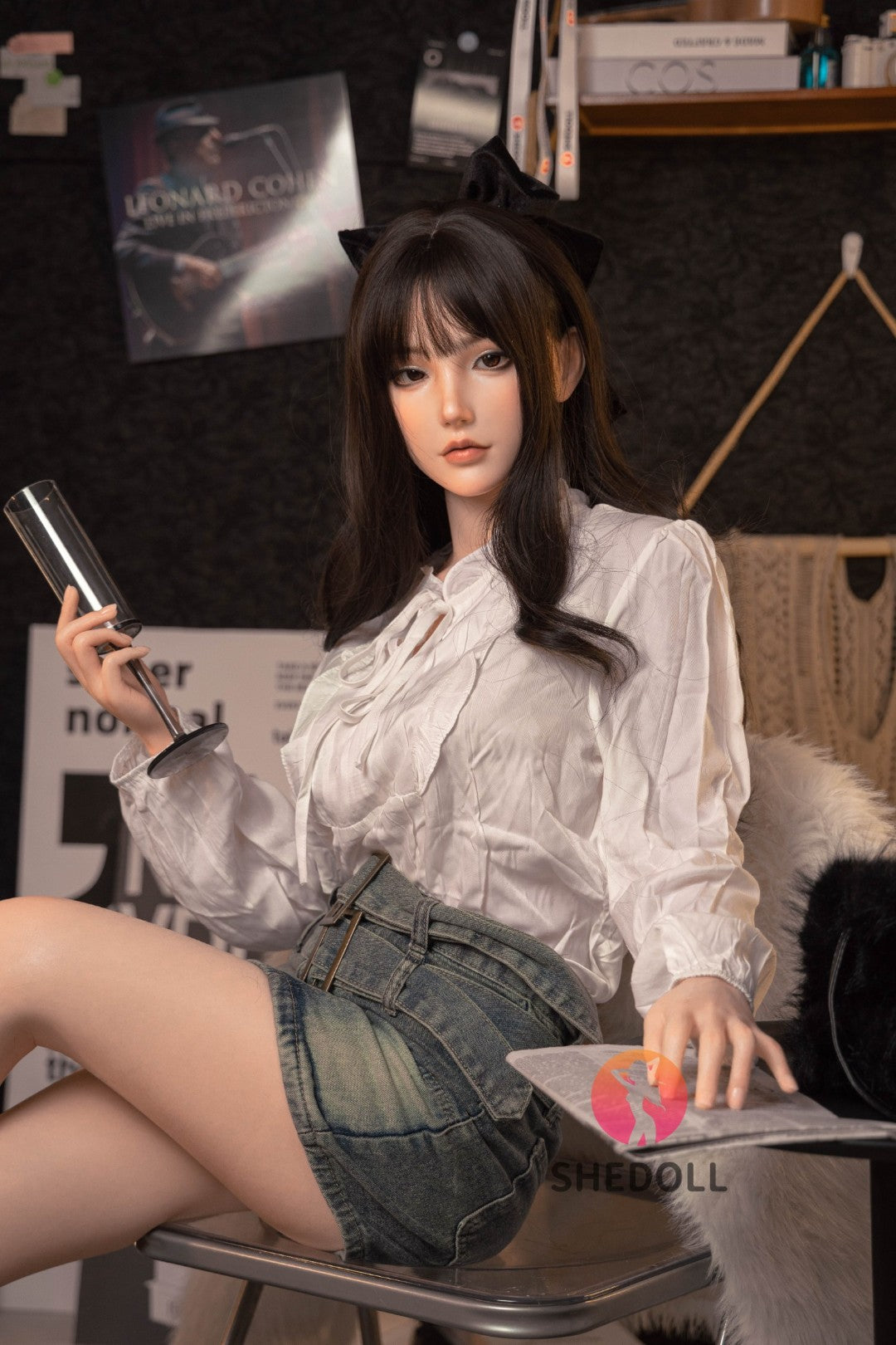 Boneca sexual vesper (SHEDOLL 158cm c-cup #sh155 silicone)