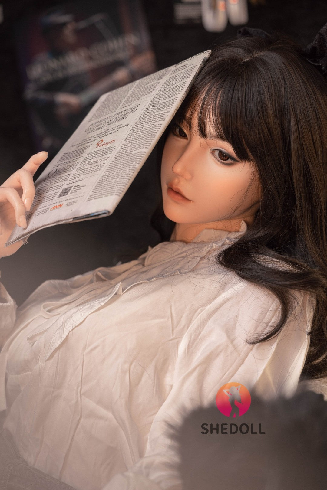 Boneca sexual vesper (SHEDOLL 158cm c-cup #sh155 silicone)