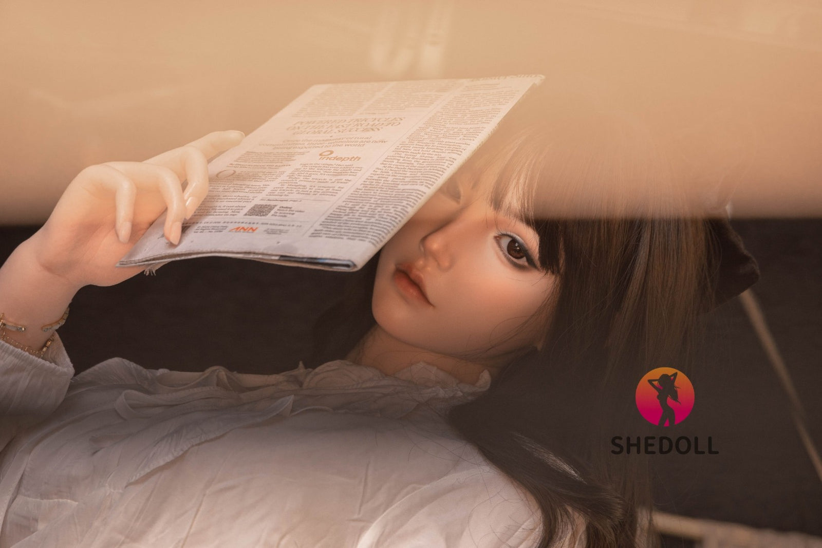 Vísperas muñeca sexual (SHEDOLL Copa C de 158 cm #SH155 (silicona)