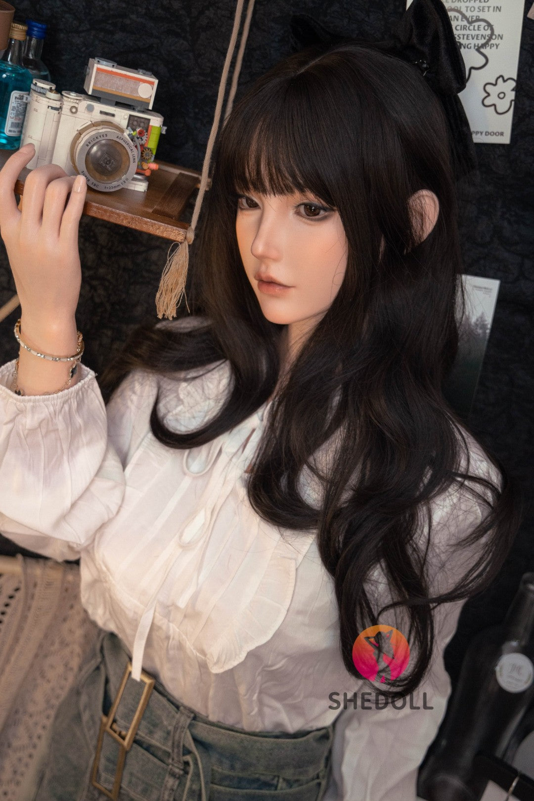 Boneca sexual vesper (SHEDOLL 158cm c-cup #sh155 silicone)