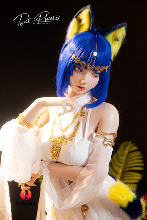 Boneca sexual ankha (SHEDOLL 168cm D-CUP #SH192 2.0 Silicone)