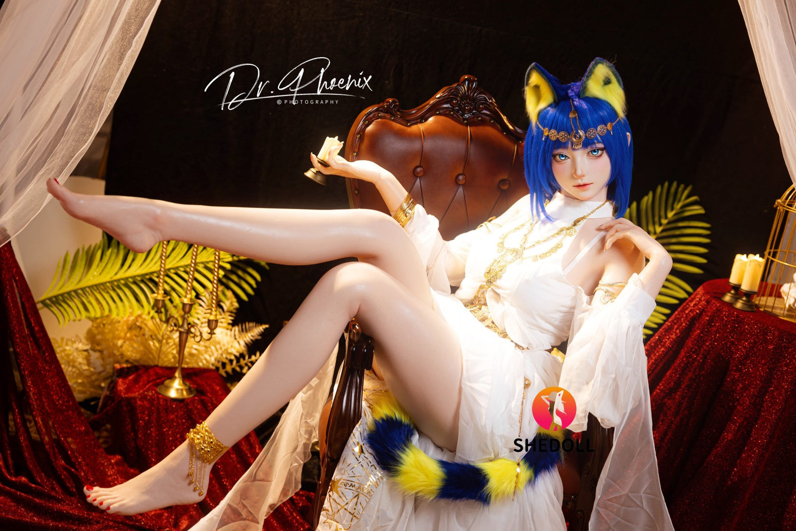 Boneca sexual Ankha (SHEDOLL Copo D de 168 cm #SH192 2.0 Silicone)