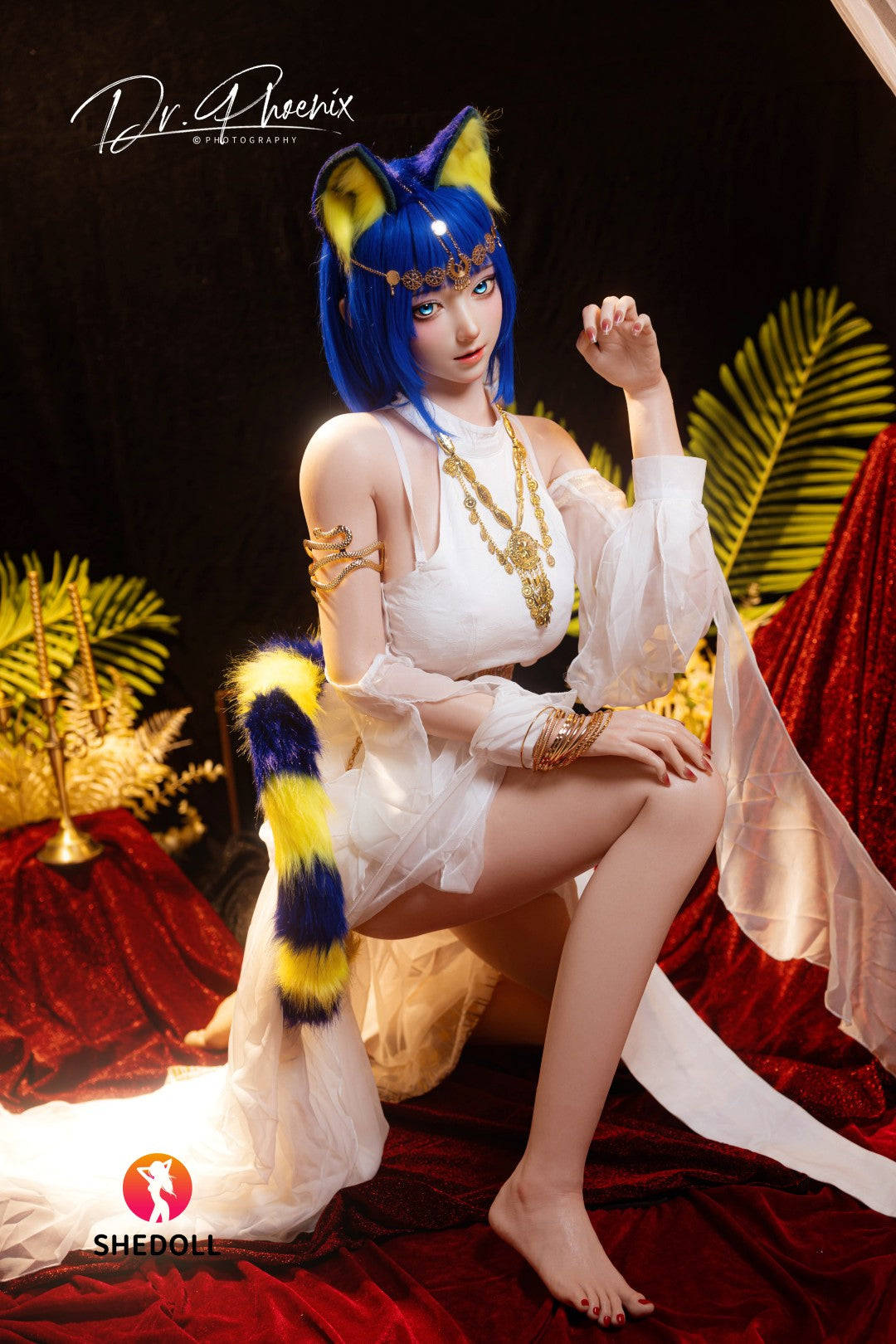 Boneca sexual Ankha (SHEDOLL Copo D de 168 cm #SH192 2.0 Silicone)