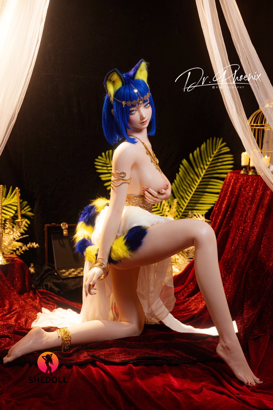 Boneca sexual Ankha (SHEDOLL Copo D de 168 cm #SH192 2.0 Silicone)