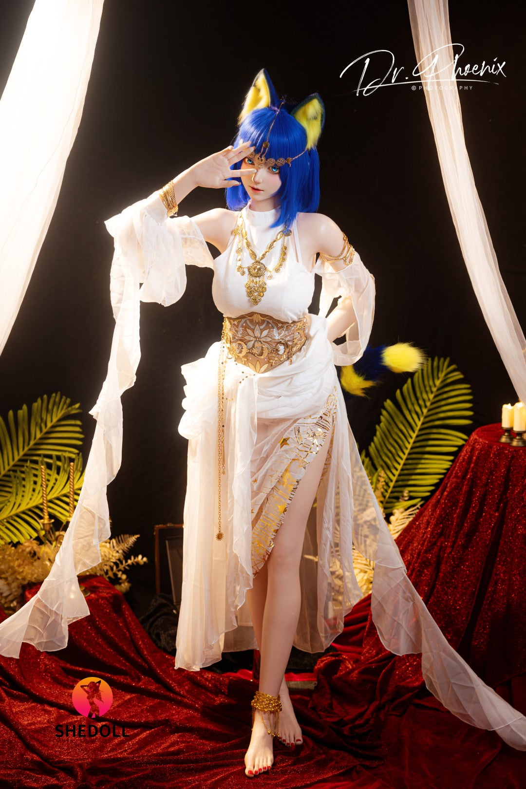 Boneca sexual Ankha (SHEDOLL Copo D de 168 cm #SH192 2.0 Silicone)