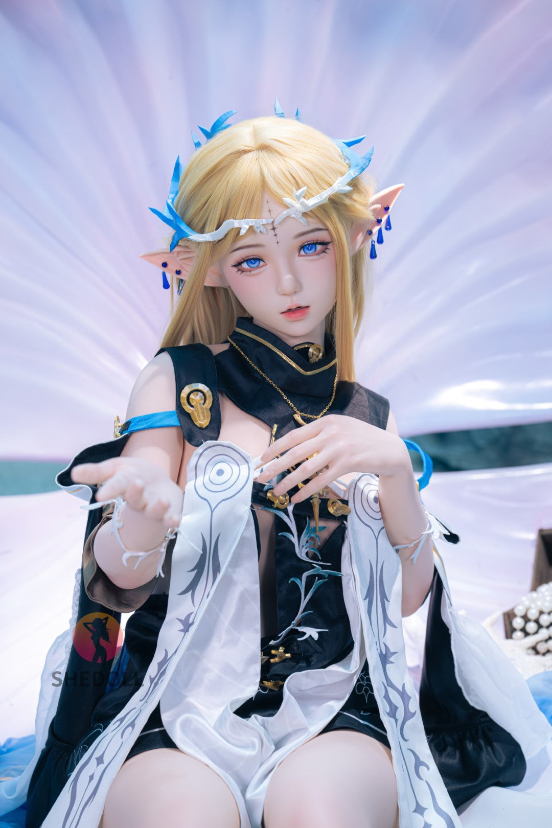 cartetiia muñeca sexual (SHEDOLL 152 cm Copa A #SH195 2.0 Silicona)