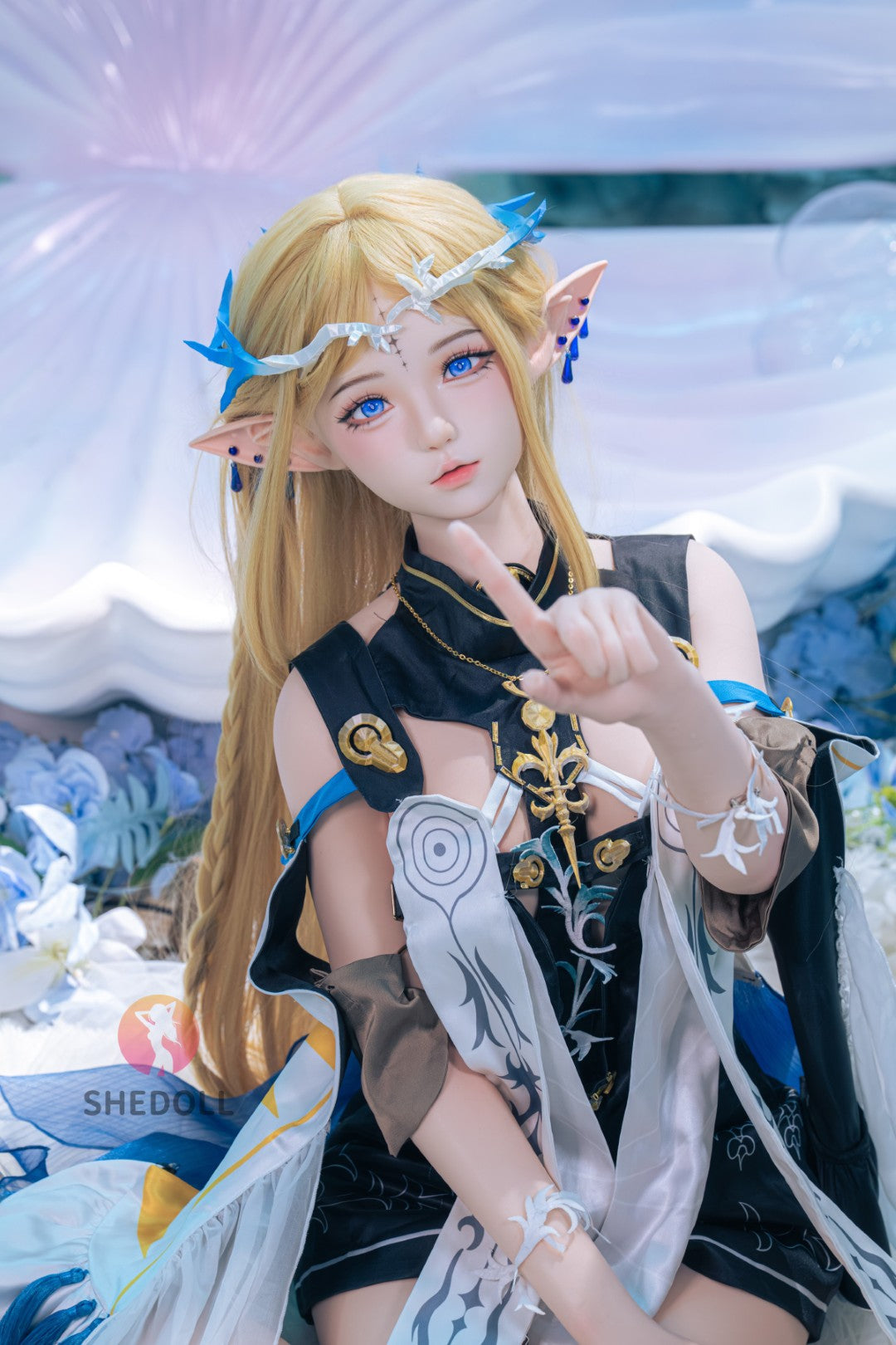 cartetiia muñeca sexual (SHEDOLL 152 cm Copa A #SH195 2.0 Silicona)