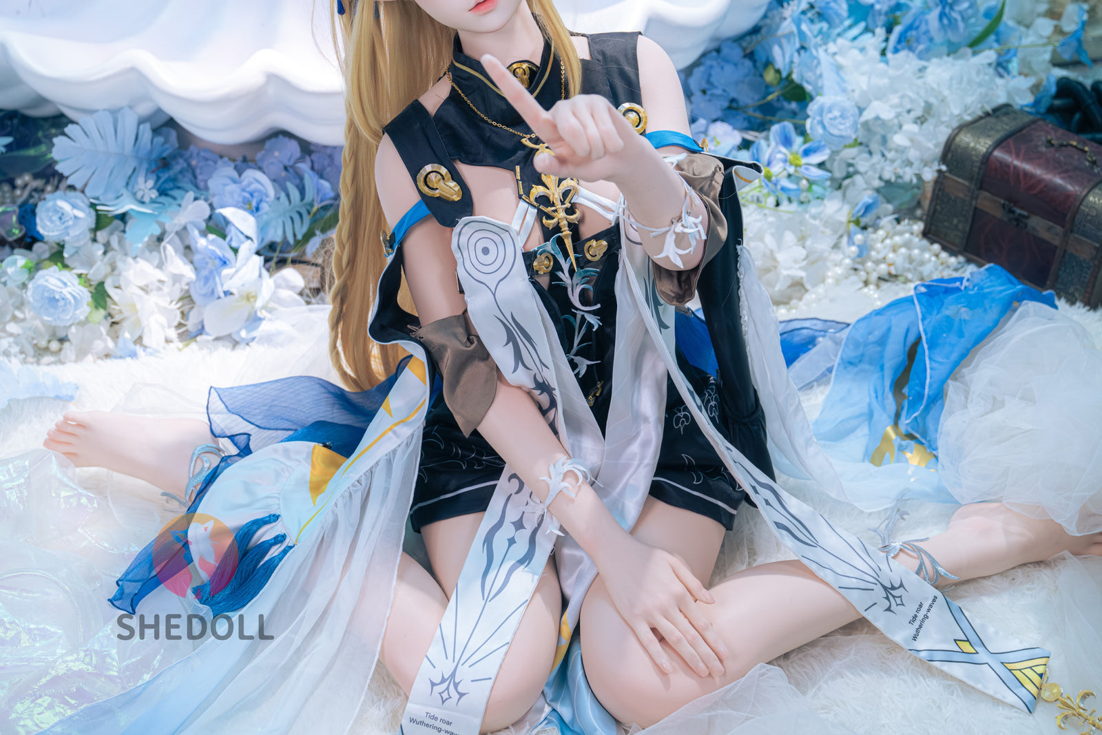 cartetiia muñeca sexual (SHEDOLL 152 cm Copa A #SH195 2.0 Silicona)