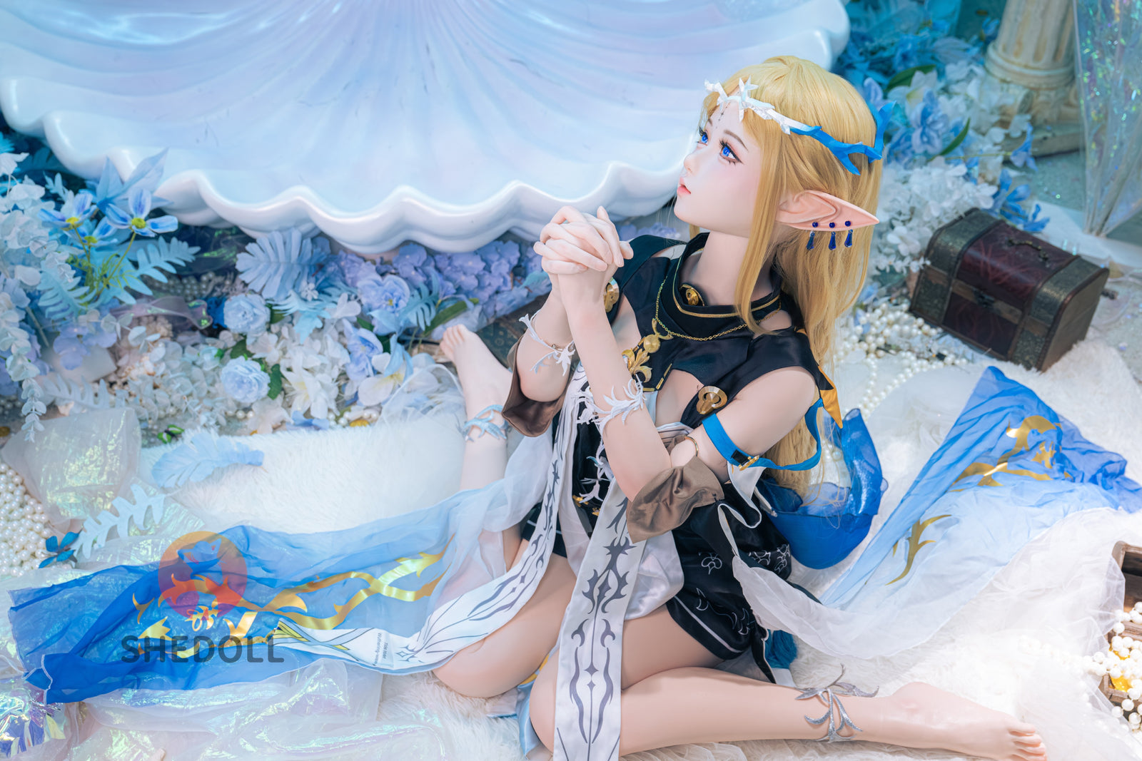 cartetiia muñeca sexual (SHEDOLL 152 cm Copa A #SH195 2.0 Silicona)