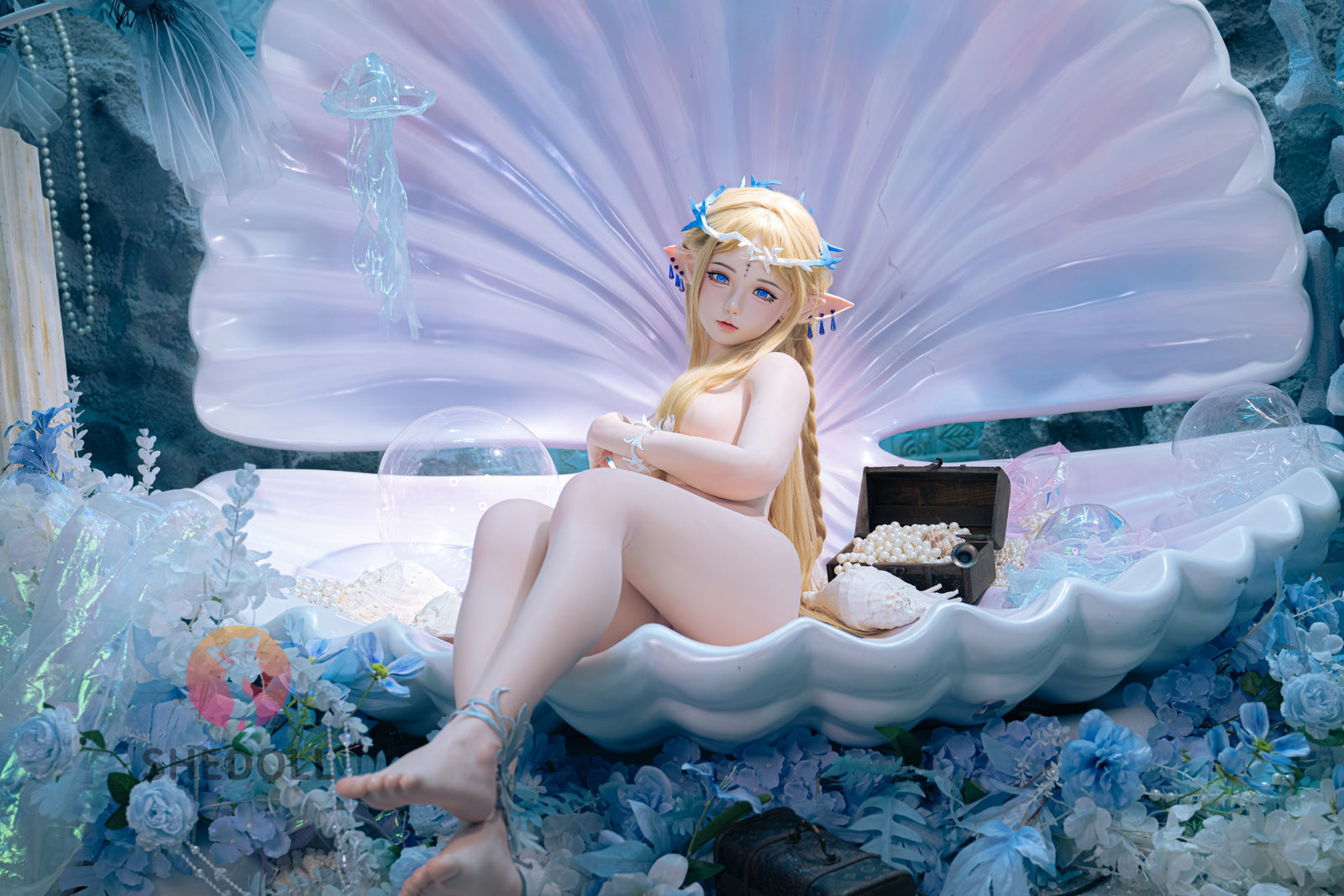 cartetiia muñeca sexual (SHEDOLL 152 cm Copa A #SH195 2.0 Silicona)