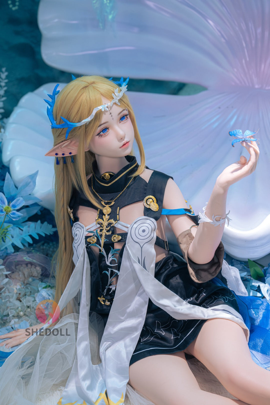 cartetiia muñeca sexual (SHEDOLL 152 cm Copa A #SH195 2.0 Silicona)