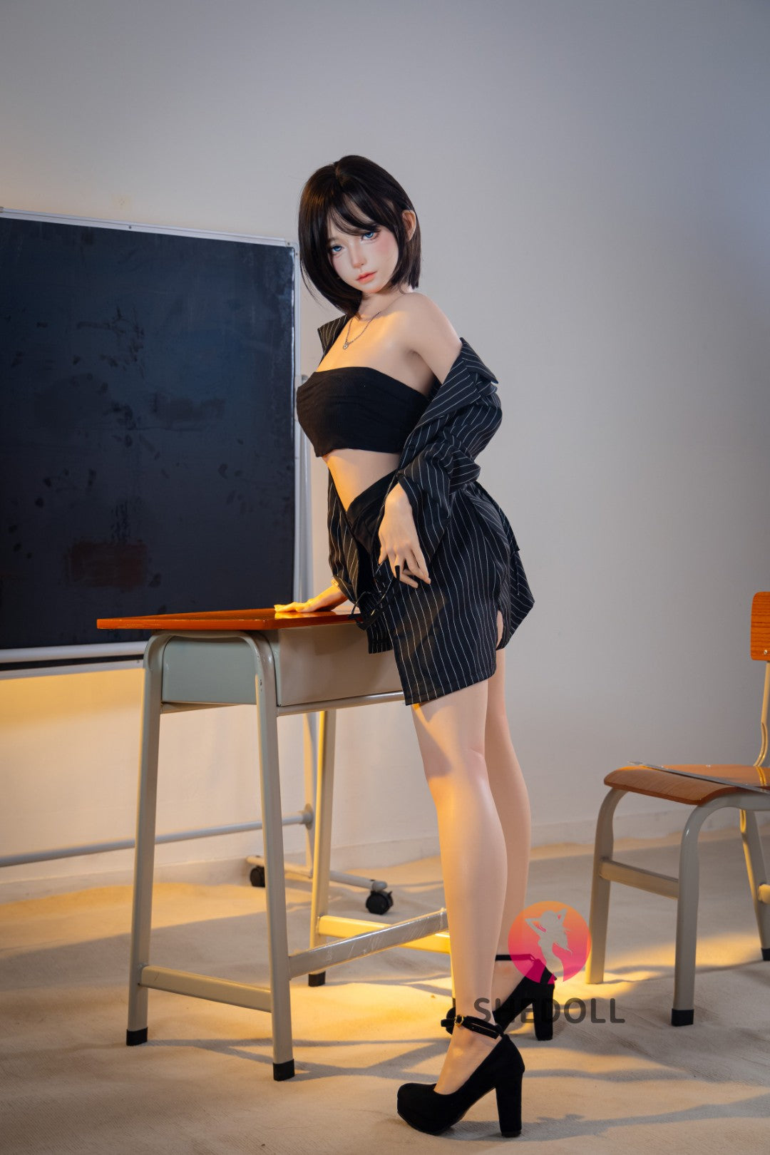 Lina muñeca sexual (SHEDOLL 152 cm Copa A #SH200 2.0 Silicona)