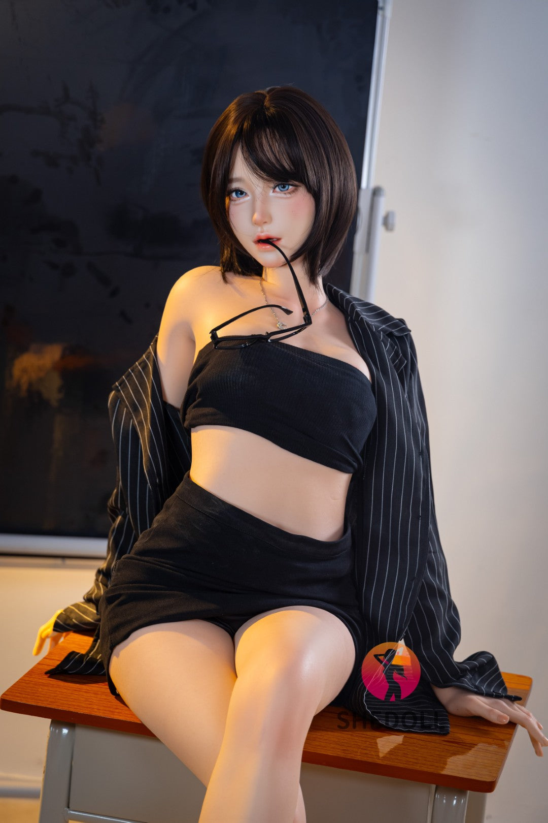 Lina muñeca sexual (SHEDOLL 152 cm Copa A #SH200 2.0 Silicona)