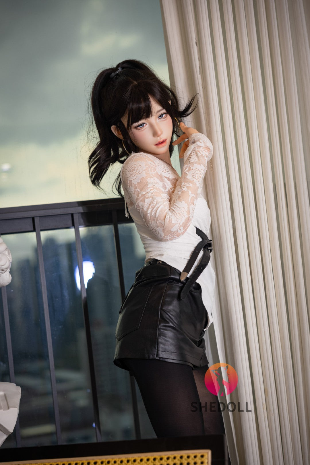 Lina muñeca sexual (SHEDOLL 152 cm Copa A #SH202 2.0 Silicona)