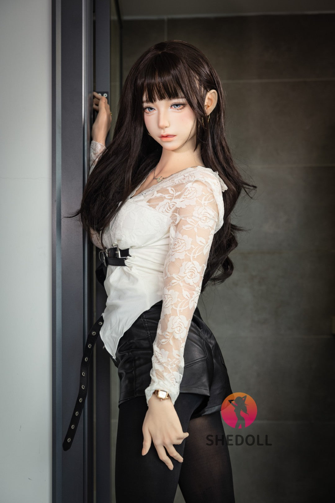 Lina muñeca sexual (SHEDOLL 152 cm Copa A #SH202 2.0 Silicona)